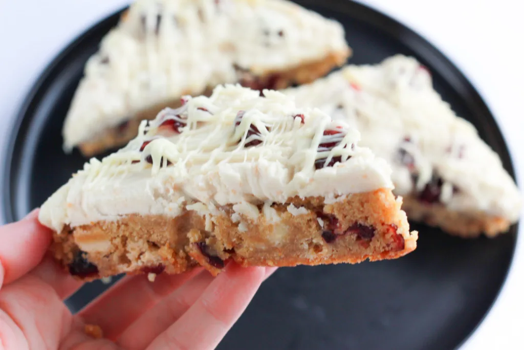 The Best Ever Cranberry Bliss Bars (Grain-free)