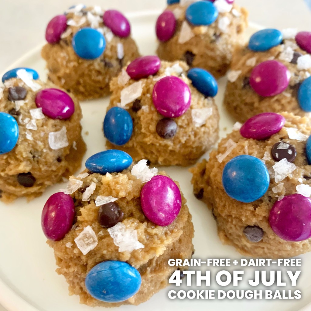 4th of July Cookie Dough Balls