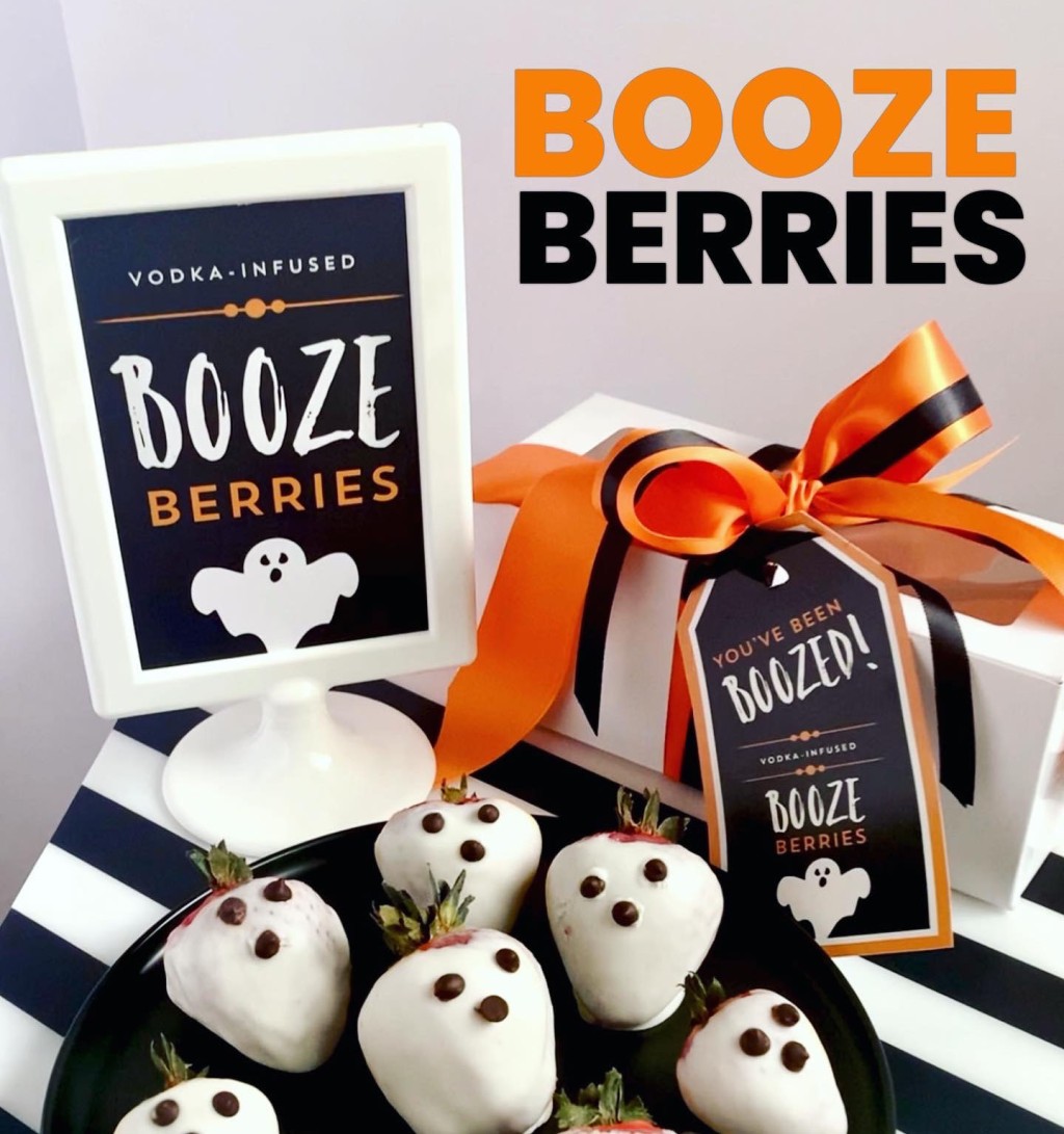 Booze Berries: Recipe + Free Printables
